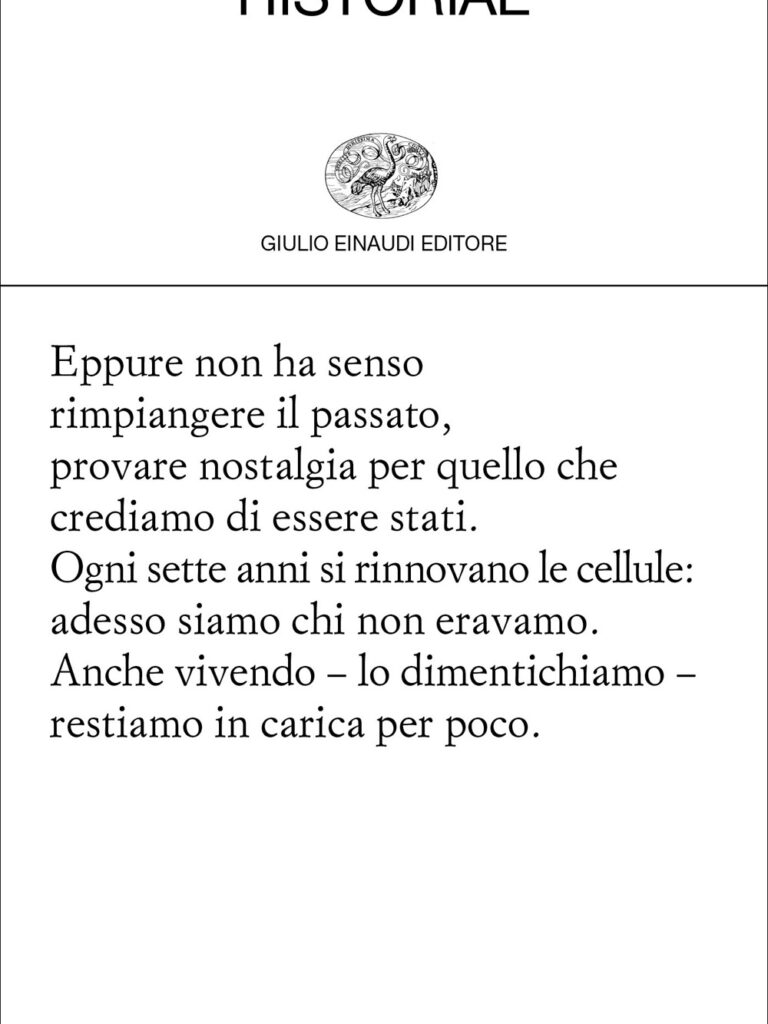 Il corpo della lingua: le Historiae di Antonella Anedda